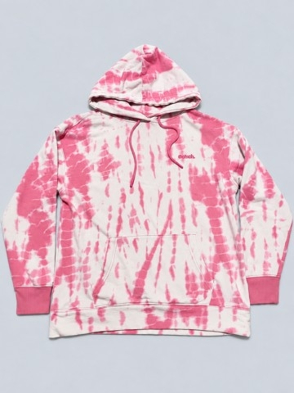 Bench Womens Pink Tie- Dye Draw String Sweater